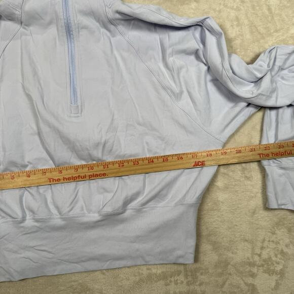 Lululemon Ready To Rulu Half-Zip Pullover Light Lilac Purple Women's Size 4 - Picture 9 of 10